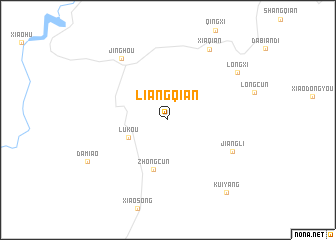 map of Liangqian