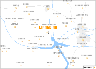 map of Liangqiao