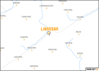 map of Liangsan