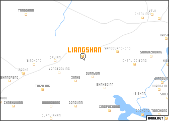 map of Liangshan