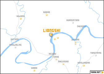 map of Liangshi