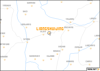 map of Liangshuijing