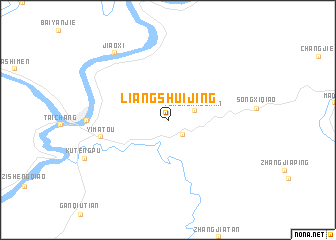 map of Liangshuijing