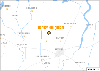 map of Liangshuiquan