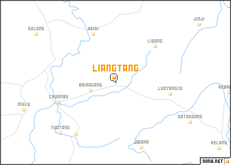 map of Liangtang