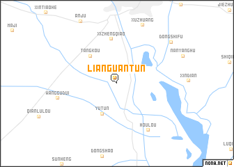 map of Lianguantun