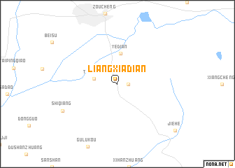 map of Liangxiadian