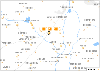 map of Liangxiang