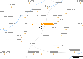 map of Liangxiazhuang