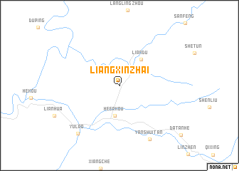 map of Liangxinzhai