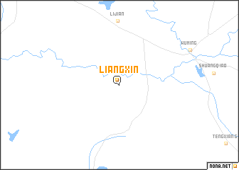 map of Liangxin