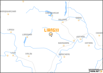 map of Liangxi