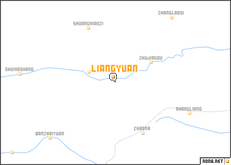 map of Liangyuan