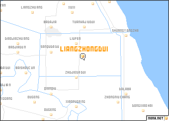 map of Liangzhongdui