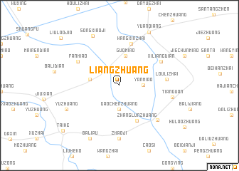 map of Liangzhuang