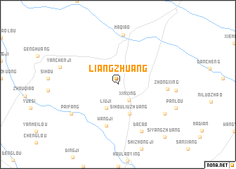 map of Liangzhuang