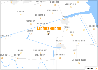 map of Liangzhuang