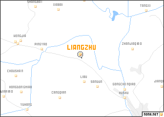 map of Liangzhu