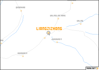 map of Liangzizhong