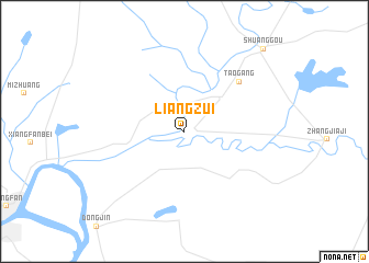 map of Liangzui
