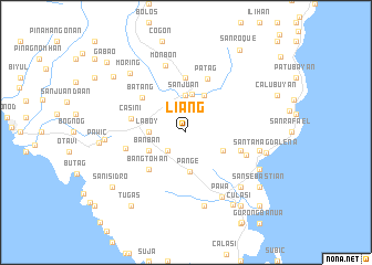 map of Liang