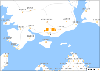 map of Lianhe