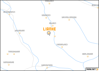 map of Lianhe