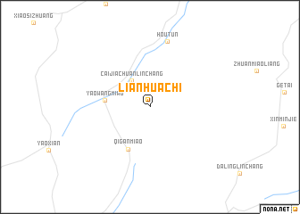 map of Lianhuachi