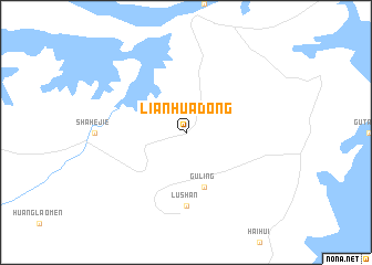 map of Lianhuadong