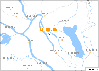 map of Lianhuasi