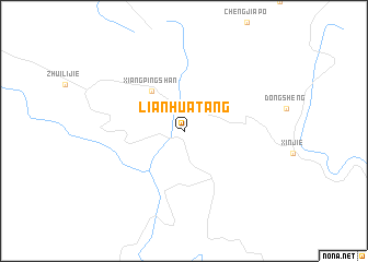 map of Lianhuatang