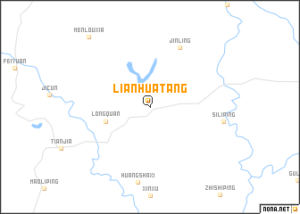 map of Lianhuatang