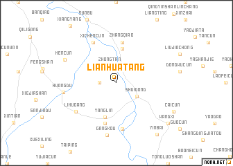 map of Lianhuatang