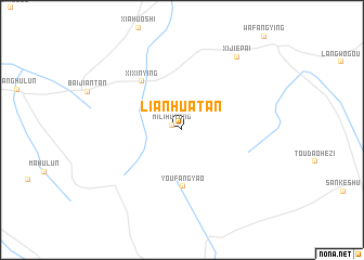 map of Lianhuatan