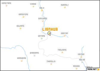 map of Lianhua