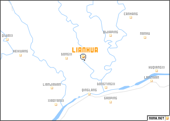 map of Lianhua