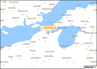 map of Lianhua