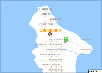 map of Lianiánika