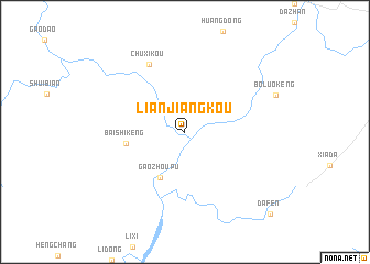 map of Lianjiangkou