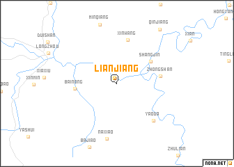 map of Lianjiang