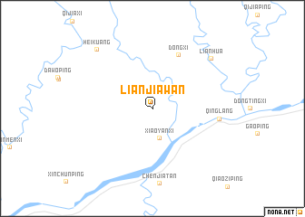 map of Lianjiawan