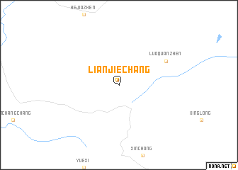 map of Lianjiechang