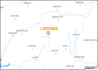 map of Lianmaba