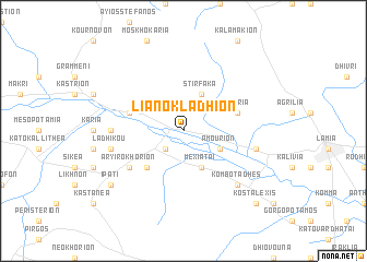 map of Lianokládhion