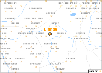 map of Lianós