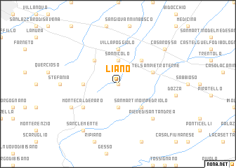 map of Liano