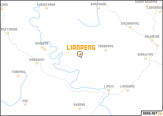 map of Lianpeng