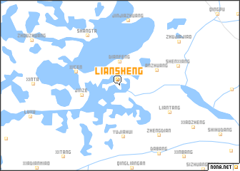 map of Liansheng