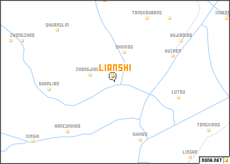 map of Lianshi