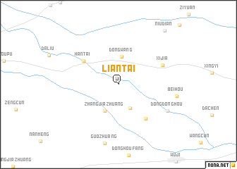 map of Liantai